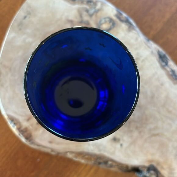 Vintage Libbey Cobalt Blue Celestial Tumbler - Picture 7 of 7